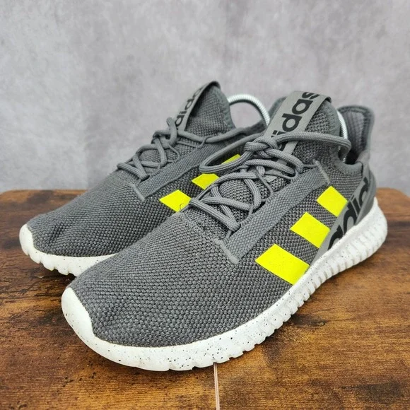 Adidas Kaptir 2.0 Running Shoes Mens 8.5 Gray Sneakers Trainers GW4419 - Picture 5 of 11